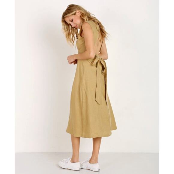 Faithfull the Brand Le Rouch Midi Plain Oat - Picture 2 of 5